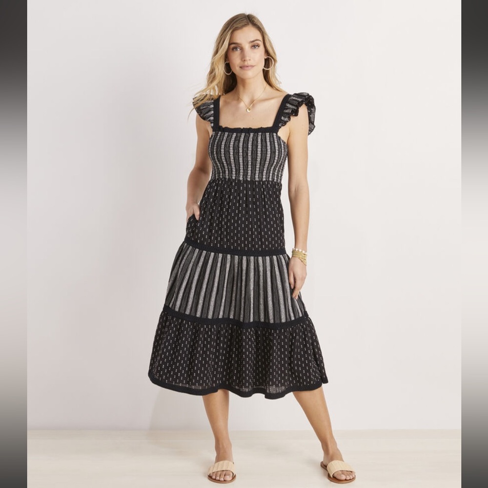 Vineyard Vines Women’s Smocked Midi Dress